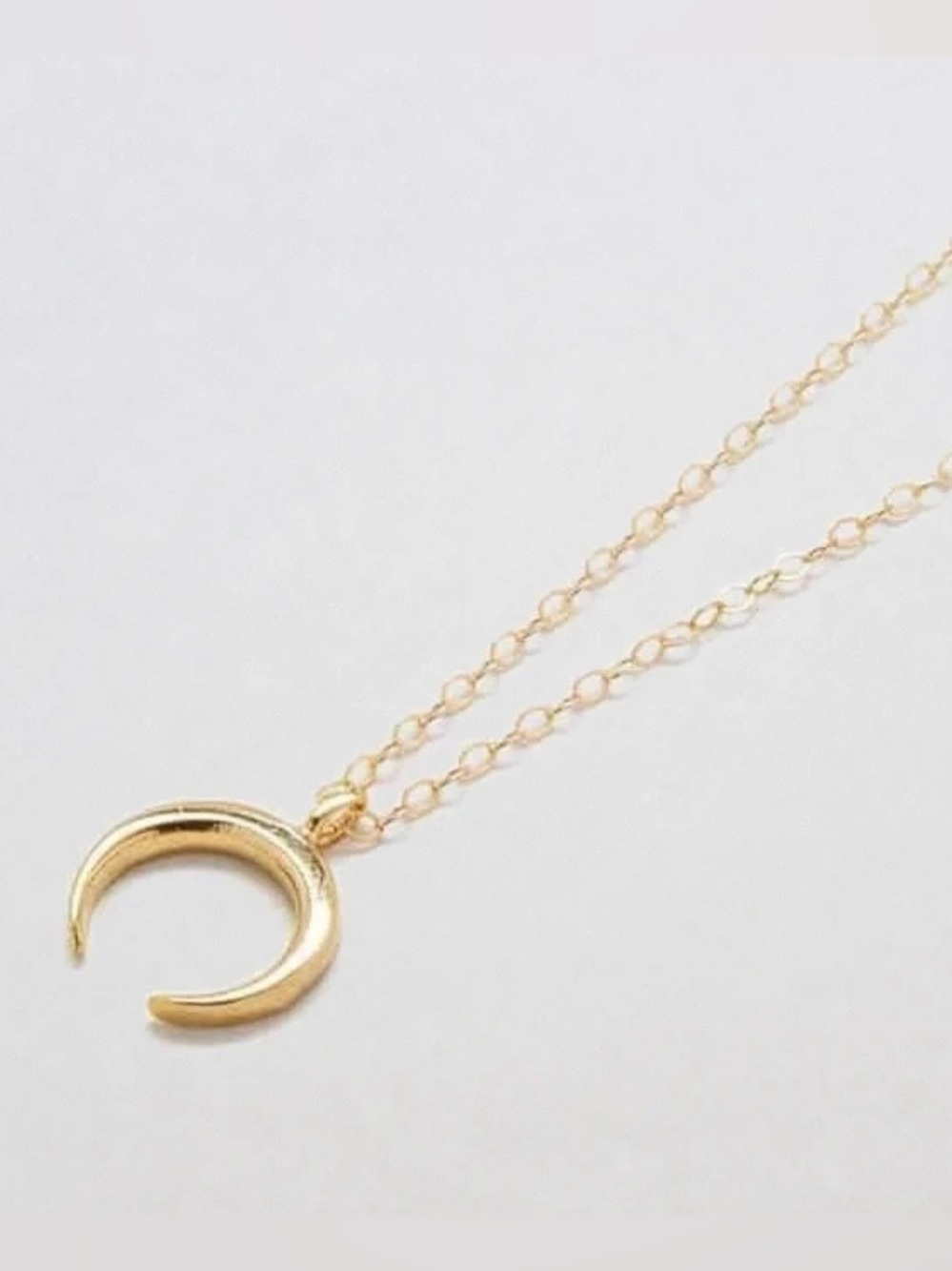 Admiral Row | Crescent Moon Necklace | 16” Kength